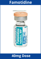 IV famotidine antacid